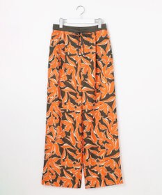 自由区 シアーカラミプリントワイド パンツ