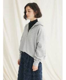 CRAFT STANDARD BOUTIQUE 　裏毛セーラーカラーＺＩＰプルオーバー