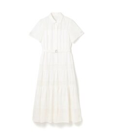 GRACE CONTINENTAL メッシュコンビシャツワンピース