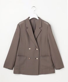 ANY SIS L シアーメッシュ ダブルジャケット