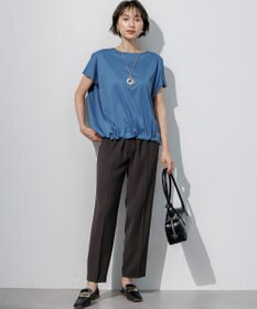 23区 シルキータッチ ドロスト カットソー