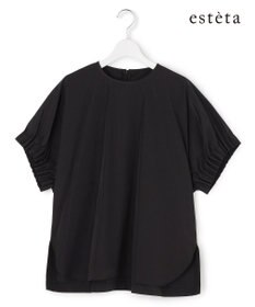 23区 L 【エステータ】ブライトローン スリーブデザイン ブラウス