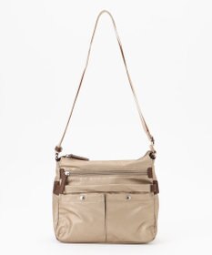 LA BAGAGERIE モノグラム　スクエアナイロンショルダー　Sサイズ