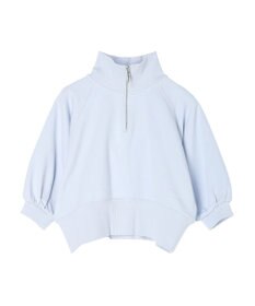 earth music&ecology ハーフジップショートプルオーバー