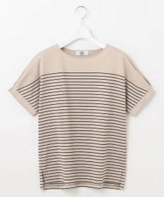 J.PRESS LADIES パネルボーダー ドルマン カットソー