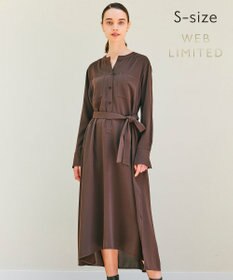 BEIGE， 【WEB限定・S-size】MANASLU / ロングシャツワンピース