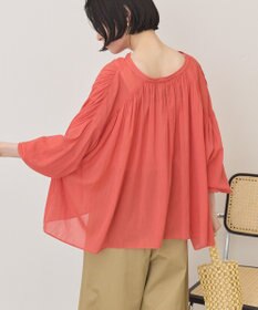 AMERICAN HOLIC スキッパーギャザーブラウス