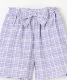 ANY KIDS チェック柄 ショート パンツ