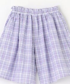 ANY KIDS チェック柄 ショート パンツ