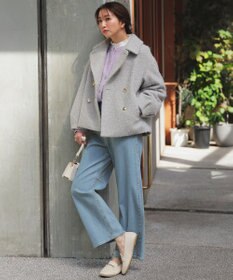 ANY SIS L 【前後着用可能】Airニット カーディガン