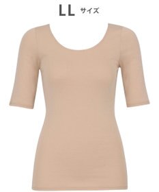 WACOAL あったかインナー 【ふんわりあったか】 5分袖 半袖 天綿オーガニックを使用 あたたかい ムレにくい しなやかでやわらかい レディース CLC510 /ワコール