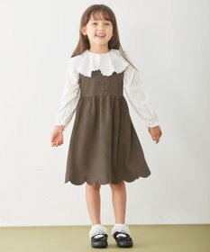 ANY KIDS チェックジャンパースカート