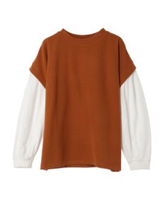 CRAFT STANDARD BOUTIQUE 起毛ワッフルレイヤード風プルオーバー