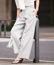 ICB 【洗える】ドライギャバ ワイドグルカパンツ