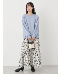 earth music&ecology サイドボタンダンボールプルオーバー