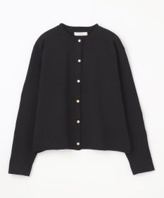 ANY 【UVカット・洗濯機可】クロップド丈スナップカーディガン