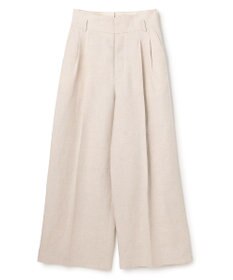 uncrave リヨセルライトリネン ワイドトラウザー