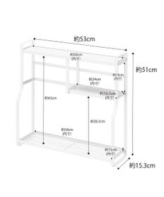 tower コンロサイドラック タワー ホワイト