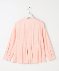 自由区 L ドレープブロードタック ブラウス