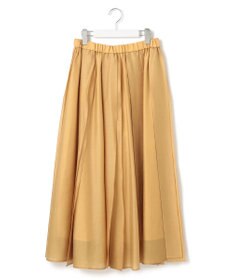 23区 【洗える】ソフトオーガンジー タック スカート