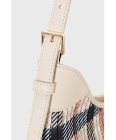 DAKS 【軽量】ポリエステル ハウスチェック ホーボーショルダーバッグ