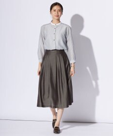 J.PRESS LADIES L シアーピンストライプ カットソー
