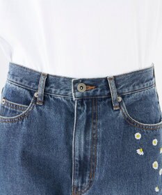 OP／FILA 【OP】刺繍付き美脚シルエットデニム