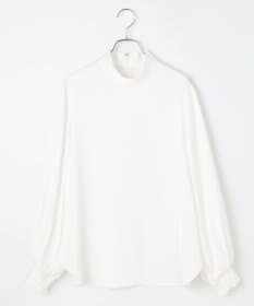 #Newans 【ストレッチ】〈花乃まりあさんコラボ〉ハイネックブラウス