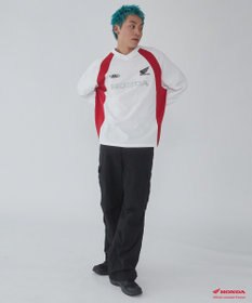 WEGO 【ユニセックス着用ITEM】別注HondaグラフィックT（LS）