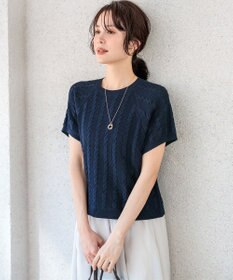 組曲 L 【先行予約・WEB限定】バックリボンケーブル ニット