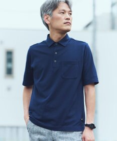 JOSEPH ABBOUD MOUNTAIN 暑さに徹底抗戦【首元に冷感ジェル】フリーズパックポロ 無地タイプ