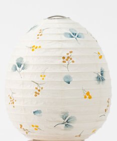 ちょうちん堂 【あかり道】〈手書絵付〉ユーカリモモザ ちょうちん ライト