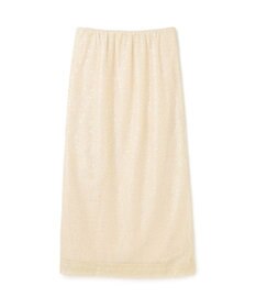 GRACE CONTINENTAL メッシュスパンコールタイトスカート