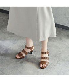 ASICS WALKING ペダラ ヒールサンダル 3E 5.0cmヒール