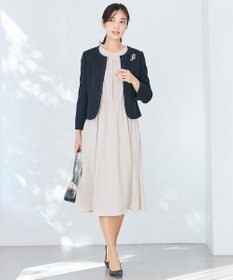 ANY SIS 【洗える】フロントタック ワンピース