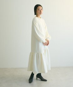 Green Parks ａ．切り替えジャガードワンピース