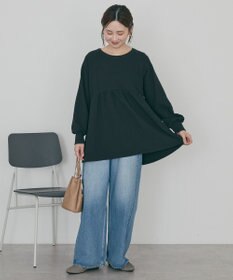 AMERICAN HOLIC フクレジャガードペプラムプルオーバー