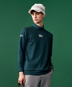 23区GOLF 【MEN】ストレッチ裏フリース モックネック