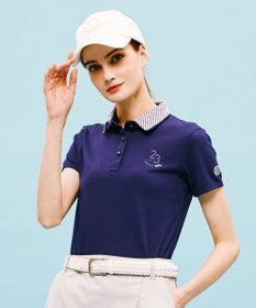 23区GOLF 【WOMEN】ハニカムライト鹿子 半そでポロシャツ