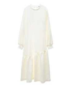 Green Parks ａ．切り替えジャガードワンピース