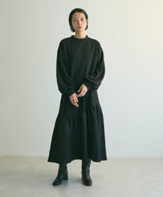 Green Parks ａ．切り替えジャガードワンピース