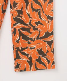 自由区 シアーカラミプリントワイド パンツ