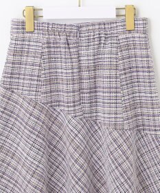 ANY SIS 【洗える】ライトツイード調 スカート