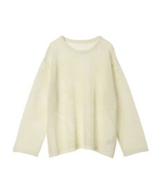 earth music&ecology ラメメッシュプルオーバー