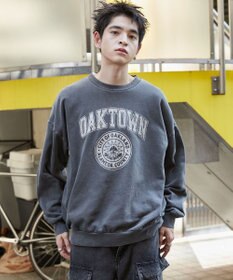 WEGO 【ユニセックス着用ITEM】ピグメントグラフィックプルオーバー