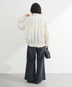 Green Parks ギャザーナイロンブルゾン