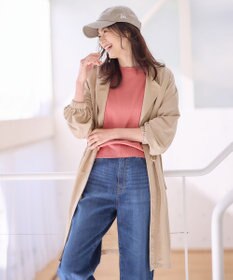 ANY 【洗濯機可/UVケア/接触冷感】ドロストピケカーディガン