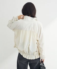 Green Parks ギャザーナイロンブルゾン