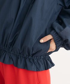 Green Parks ギャザーナイロンブルゾン