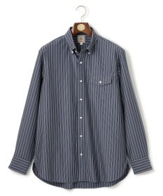 J.PRESS MEN KANEMASA マルチストライプジャージ シャツ